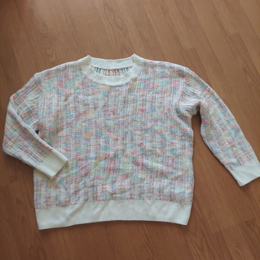 Shein Multicolor Knit Sweater Sz 2XL